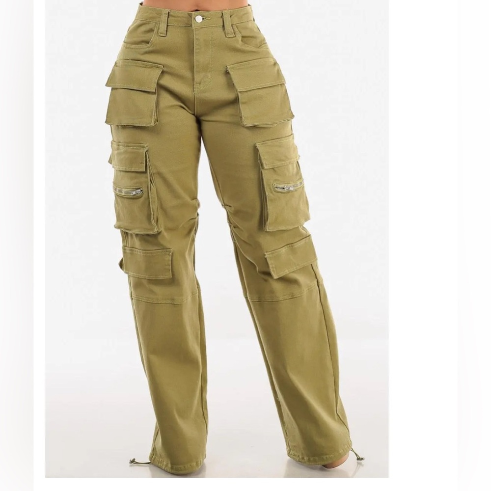 American Bazi Olive Cargo Pants